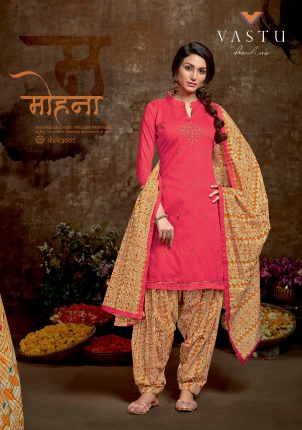 Vastu Kiara Patiyala Cotton Designer Exclusive Dress Material